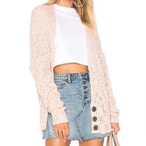 Free People fun times chunky knit Cardigan